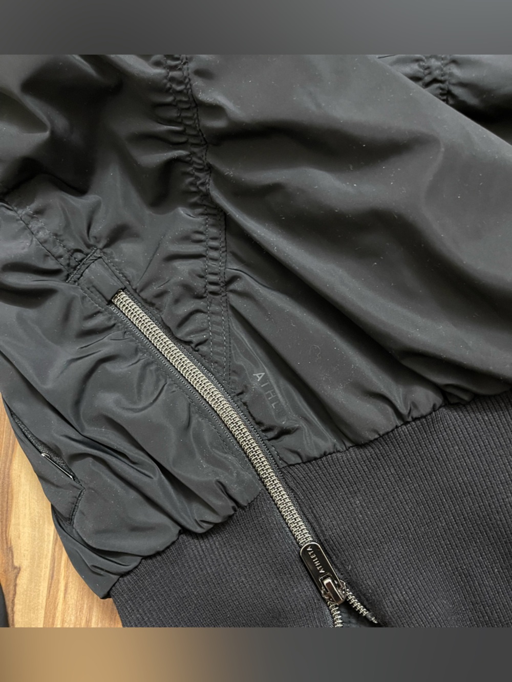Athleta Black Jetset Bomber - Picture 10 of 15